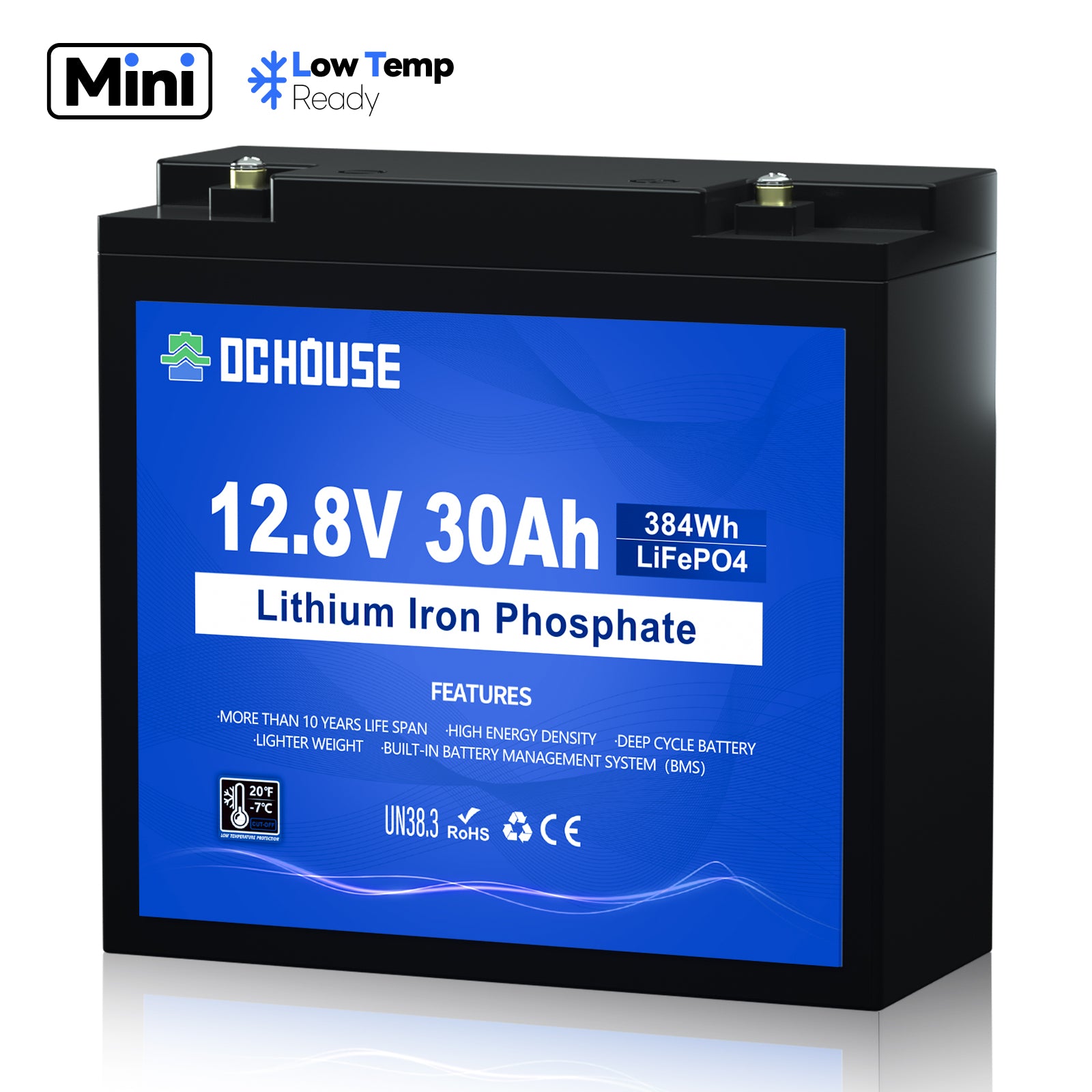 12V 30Ah Deep Cycle LiFePO4 Lithium Battery