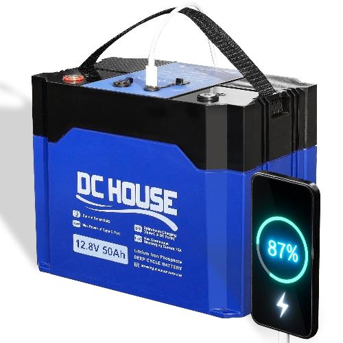 12V 50Ah Portable Deep Cycle LiFePO4 Lithium Battery