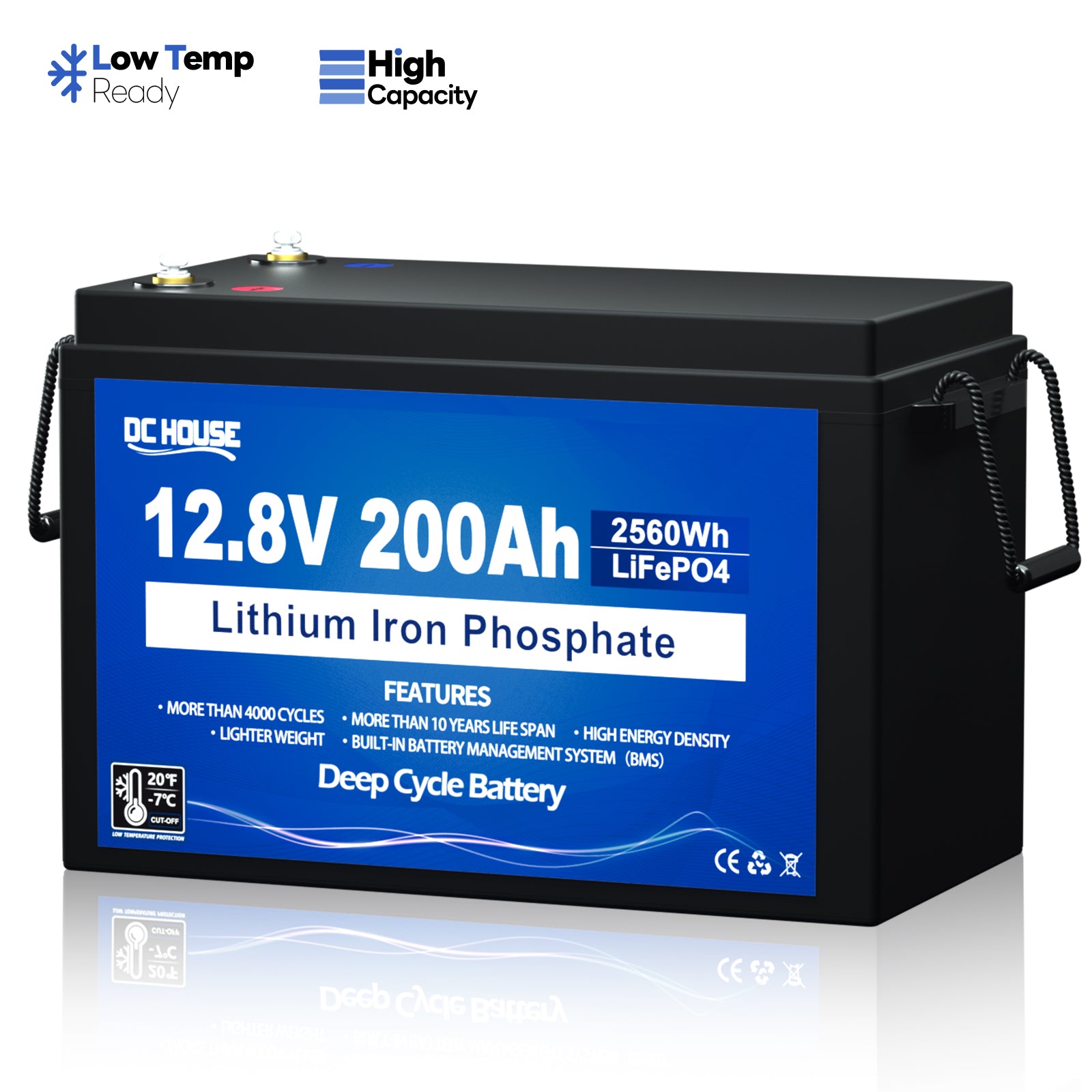 12V 200Ah Low Temp Protection